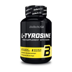 Аминокислоты L-тирозин Биотеч / BioTech L-Tyrosine 1000 мг (100 caps)