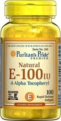 Natural E-100 IU (100 softgels) Puritan's Pride