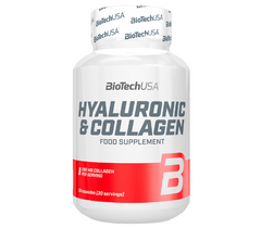 Гиалуроновая кислота и коллаген BioTech Hyaluronic & Collagen (30 caps)