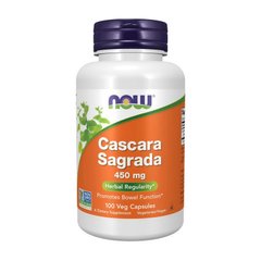 Экстракт Коры Крушины Каскара Саграда Now Foods Cascara Sagrada 450 mg (100 veg caps)