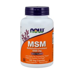 Метилсульфонилметан МСМ Now Foods MSM 1000 mg (120 caps)