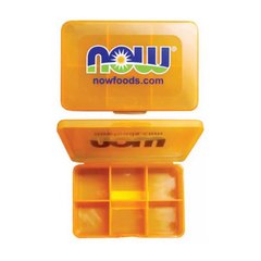 Таблетница спортивна Нау Фудс / Now Foods Pillbox Small (orange)