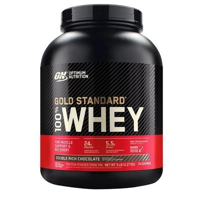 Протеин сывороточный Optimum Nutrition 100% Whey Gold Standard 2,3 кг double rich chocolate