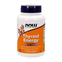 Поддержка щитовидной железы Now Foods Thyroid Energy (90 veg caps)