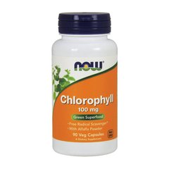 Хлорофилл Now Foods Chlorophyll 100 мг (90 caps, mint)
