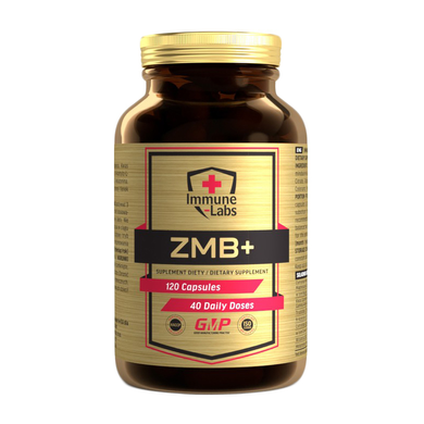 Цинк, магний та витамин B6 Immune Labs ZMB+ 120 caps