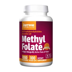 Метил фолат Jarrow Formulas Methyl Folate 1000 mcg (100 veggie caps) без вкуса