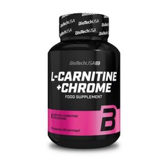 Жиросжигатель L-карнитин + хром Биотеч / BioTech L-Carnitine + Chrome (60 caps)