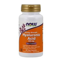 Hyaluronic Acid 100 mg double strength (60 veg caps) NOW