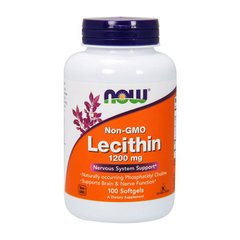 Лецитин 1200 мг Now Foods Lecithin 1200 mg (100 softgels)