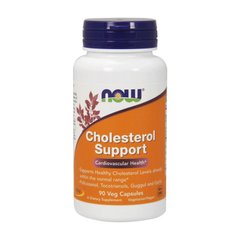 Поддержка холестерина Нау Фудс / Now Foods Cholesterol Support 90 caps / капсул