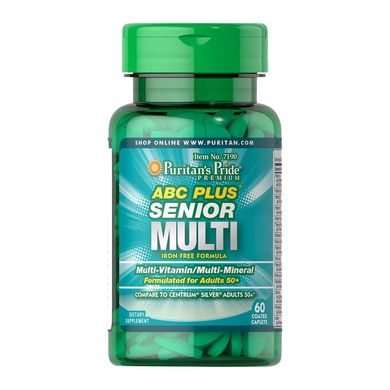 ABC Plus Senior Multi (60 caplets) Puritan's Pride