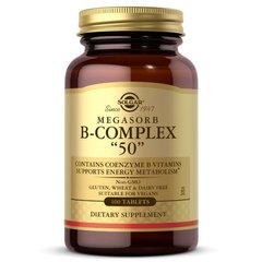 Комплекс витаминов группы Б Solgar B-Complex 50 (100 tabs)