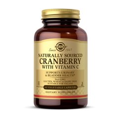 Журавлина з вітаміном с натуральні Солгар / Solgar Cranberry with Vitamin C naturally sourced (60 veg caps)