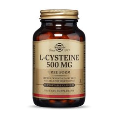Амінокислота Л цистеїн Solgar L-Cysteine 500 mg (90 veg caps) без смаку