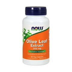 Екстракт оливкового листя Нау Фудс / Now Foods Olive Leaf Extract 500 mg (60 veg caps)
