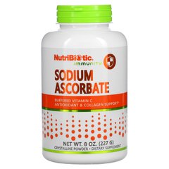 Буферизований вітамін С NutriBiotic "Sodium Ascorbate" кристалічний порошок аскорбат натрію 227 г (8 унцій)