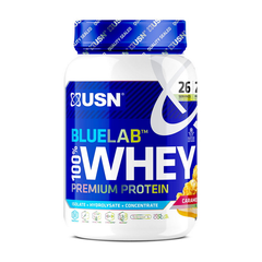 Протеин USN Blue Lab 100% Whey Premium Protein 908 g caramel popcorn
